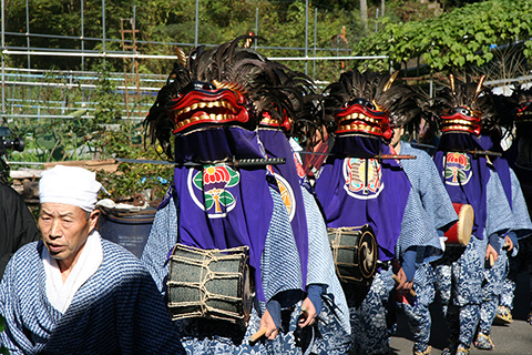 浦山の獅子舞